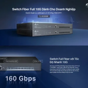 Switch Quản Lý JetStream L2+ 8 Cổng 10GE SFP+