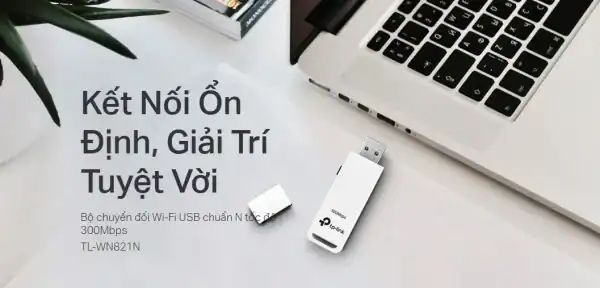 TL-WN821N USB Wi-Fi Chuẩn N Tốc Độ 300Mbps