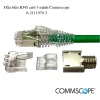 Đầu mạng / đầu bấm RJ45 Cat6 3 mảnh Commscope 6-2111979-3. Đầu bấm RJ45 Cat6