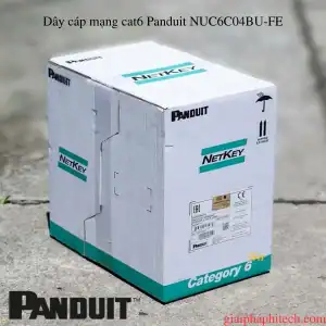 Cáp mạng cat6 Panduit NUC6C04BU-FE lõi đồng 24awg, 305m/thùng