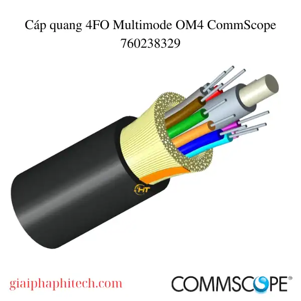 Cáp quang 4FO Multimode OM4 CommScope mã 760238329