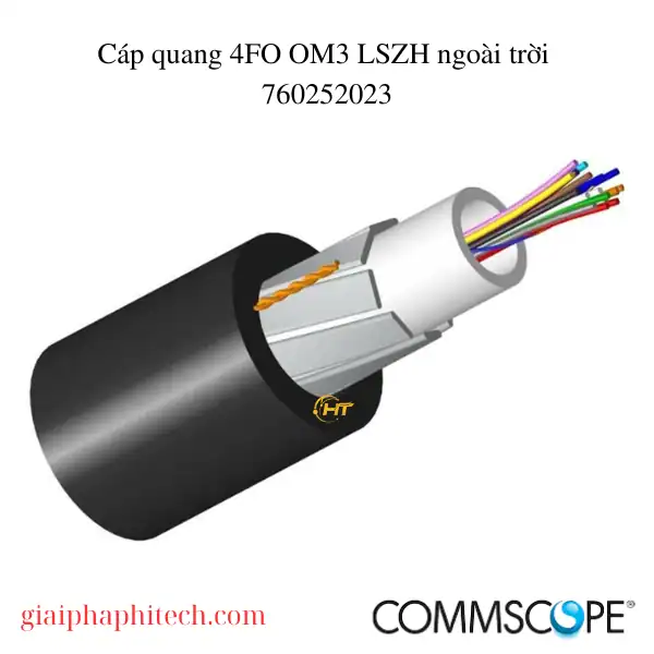 Cáp quang 4FO OM3 LSZH ngoài trời mã 760252023