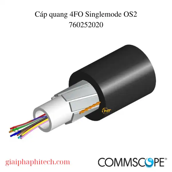 Cáp quang 4FO Singlemode OS2 mã 760252020