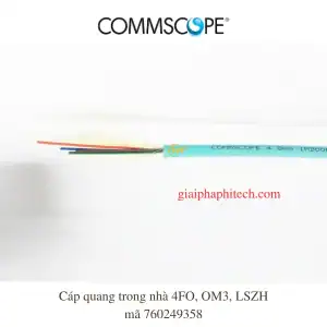 Cáp quang trong nhà 4FO, OM3, LSZH mã 760249358
