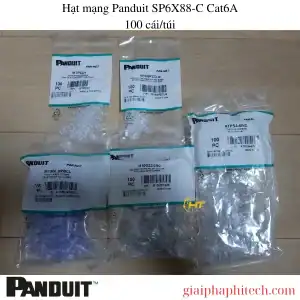 đầu bấm Panduit mã SP6X88-C Cat6A 100 cái/túi