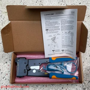 Kìm bấm đầu mạng Cat5 Commscope chính hãng 2-231652-1 đầy đủ phụ kiện