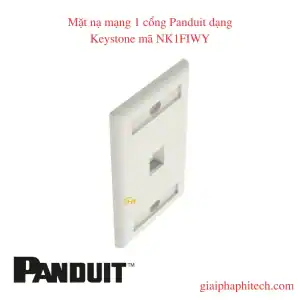 Mặt nạ mạng 1 cổng Panduit dạng Keystone mã NK1FIWY