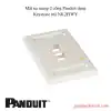 Mặt nạ mạng 2 cổng Panduit dạng Keystone mã NK2FIWY