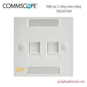 Mặt nạ mạng hình vuông 2 cổng, màu trắng 760245389