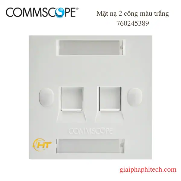 Mặt nạ mạng hình vuông 2 cổng, màu trắng 760245389