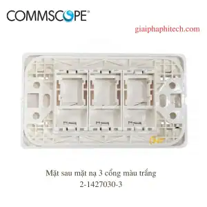 Mặt sau mặt nạ mạng 3 cổng, màu trắng 2-1427030-3