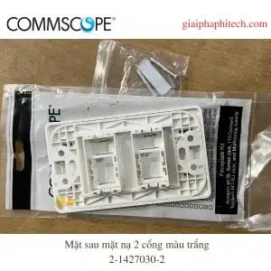 Mặt sau mặt nạ 2 cổng, màu trắng 2-1427030-2