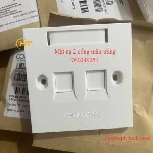 Mặt vuông 2 cổng, màu trắng 760249251