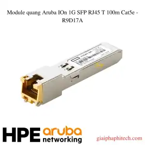 Module quang Aruba IOn 1G SFP RJ45 T 100m Cat5e - R9D17A