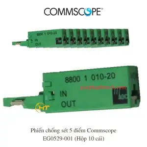 Phiến chống sét 5 điểm Commscope EG0529-001 (Hộp 10 cái)
