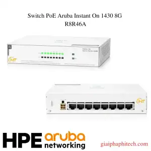 Switch PoE Aruba Instant On 1430 8G (R8R46A)