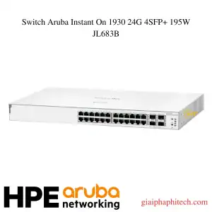 Switch Aruba Instant On 1930 24G 4SFP+ 195W - JL683B