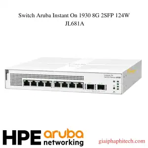 Switch Aruba Instant On 1930 8G 2SFP 124W - JL681A