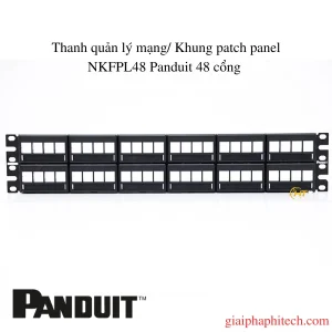 Thanh quản lý mạng NKFPL48 Panduit 48 cổng / Khung patch panel