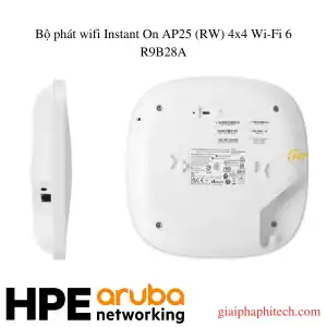 Bộ phát wifi Aruba AP25 (RW) 4x4 Wi-Fi 6 R9B28A