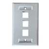 3-Port Keystone wallplate White 03412 Legrand