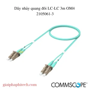Dây nhảy quang đôi LC-LC 3m OM4 mã 2105061-3 Commscope