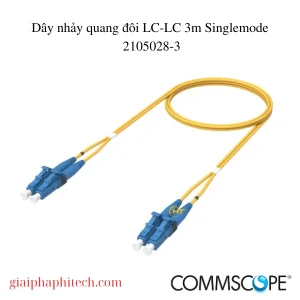 Dây nhảy quang đôi LC-LC 3m Singlemode mã 2105028-3 Commscope