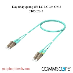 Dây nhảy quang đôi LC-LC 3m OM3 mã 2105027-3 Commscope
