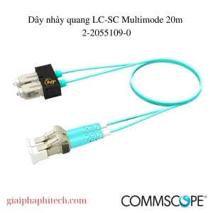 Dây nhảy quang LC-SC Multimode 20m Commscope 2-2055109-0