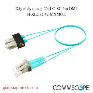 Dây nhảy quang đôi LC-SC 5m OM4 mã FFXLCSC42-MXM005 Commscope