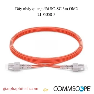 Dây nhảy quang đôi SC-SC 3m OM2 mã 2105050-3 Commscope