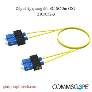 Dây nhảy quang đôi SC-SC 3m OS2 mã 2105052-3 Commscope