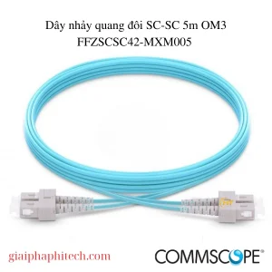 Dây nhảy quang đôi SC-SC 5m OM3 mã FFZSCSC42-MXM005 Commscope