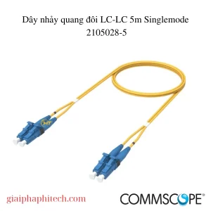 Dây nhảy quang đôi LC-LC 5m Singlemode mã 2105028-5 Commscope