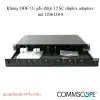 Khung ODF 1U mã 1206138-8, gắn được 12 SC duplex adapters