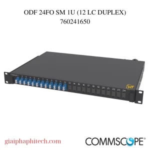 ODF 24FO SM 1U (12 LC DUPLEX) mã 760241650 Commscope