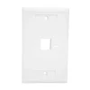1 Port Keystone Wallplate White 03410 Legrand