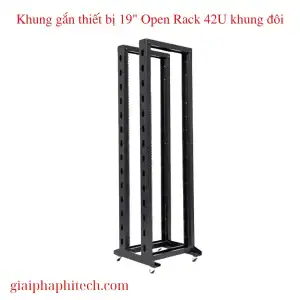 Khung gắn thiết bị 19 Open Rack 42U khung đôi