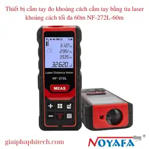 Thiết bị cầm tay đo khoảng cách cầm tay bằng tia laser khoảng cách tối đa 60m NF-272L-60m