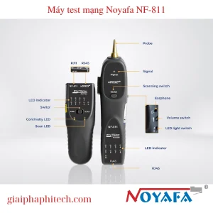 Các port Máy test mạng Noyafa NF-811 | Thiết bị test & dò dây chuyên dụng