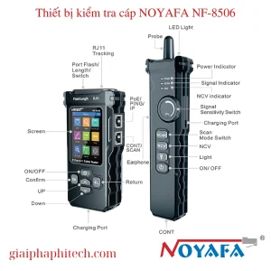 Các ports Thiết bị kiểm tra cáp NOYAFA NF-8506