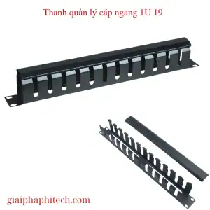 Thanh quản lý cáp ngang 1U 19