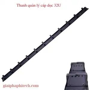 Thanh quản lý cáp dọc 32U