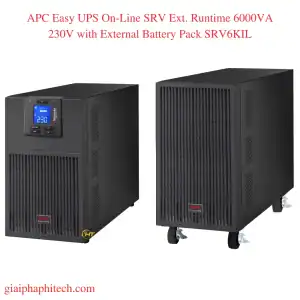 APC Easy UPS On-Line SRV Ext. Runtime 6000VA 230V with External Battery Pack SRV6KIL