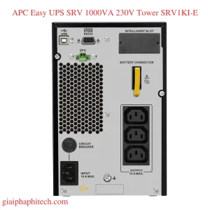 Các cổng kết nối APC Easy UPS SRV 1000VA 230V Tower SRV1KI-E