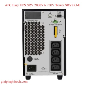 Các cổng kết nối APC Easy UPS SRV 2000VA 230V Tower SRV2KI-E
