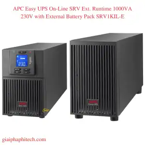APC Easy UPS On-Line SRV Ext. Runtime 1000VA 230V with External Battery Pack SRV1KIL-E