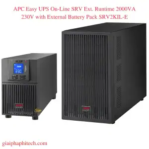 APC Easy UPS On-Line SRV Ext. Runtime 2000VA 230V with External Battery Pack SRV2KIL-E