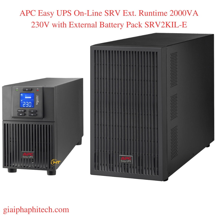 APC Easy UPS On-Line SRV Ext. Runtime 2000VA 230V with External Battery Pack SRV2KIL-E