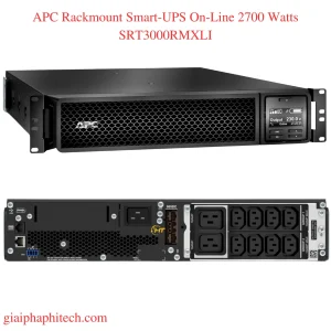APC Rackmount Smart-UPS On-Line 2700 Watts SRT3000RMXLI
